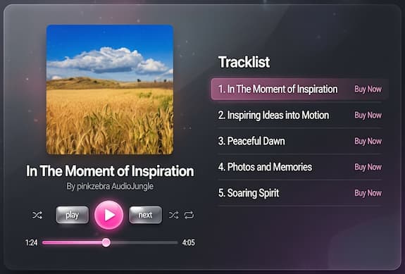 Nation X player and tracklist